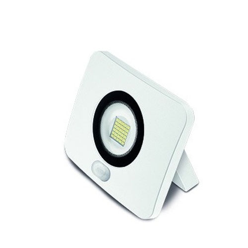 30W LED Schijnwerper Flat PIR Sensor - IP65 3000 Lumen - Koud Wit - Wit 30W LED Schijnwerper Flat PIR Sensor - IP65 3000 Lumen - Koud Wit - Wit